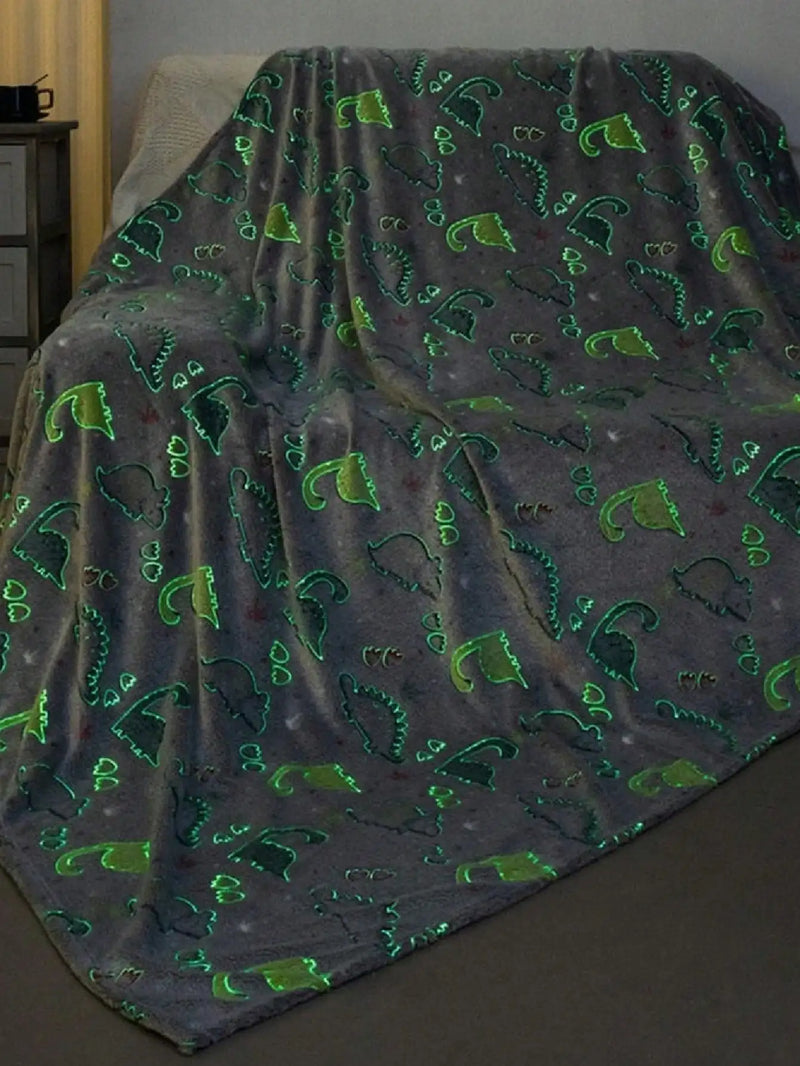 Diversos mantas luminosos impressos com brilho no escuro para meninos e meninas